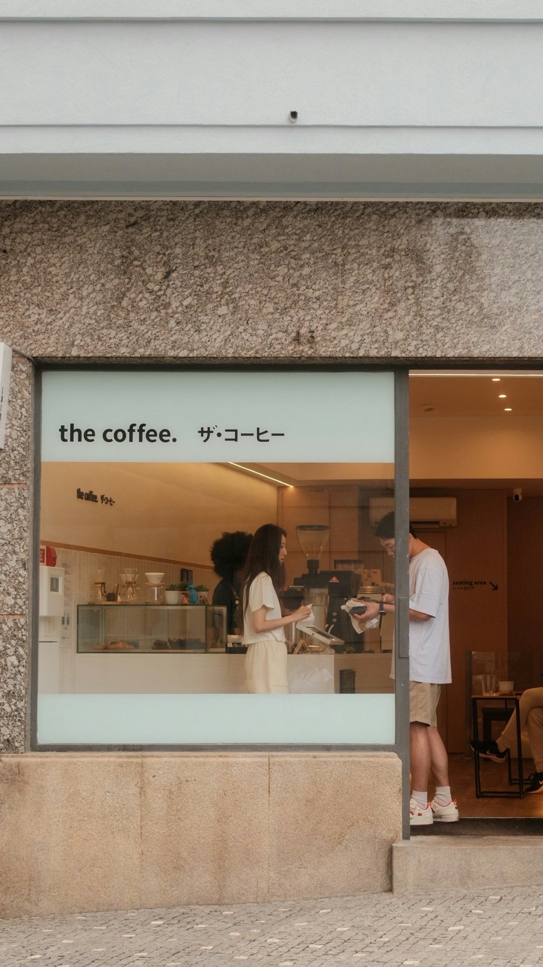 Japanese beach café interior