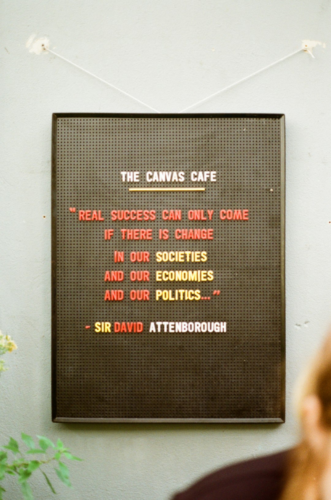 People enjoying café atmosphere